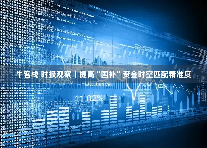 牛客栈 时报观察丨提高“国补”资金时空匹配精准度